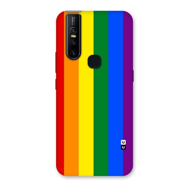 Pride Rainbow Stripes Back Case for Vivo V15