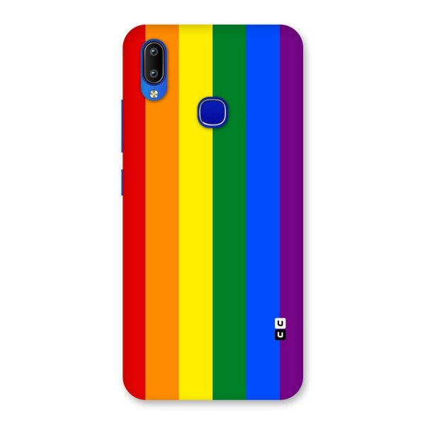 Pride Rainbow Stripes Back Case for Vivo Y91