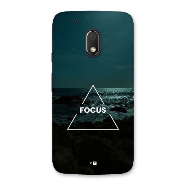 Prime Focus Back Case for Moto G4 Play