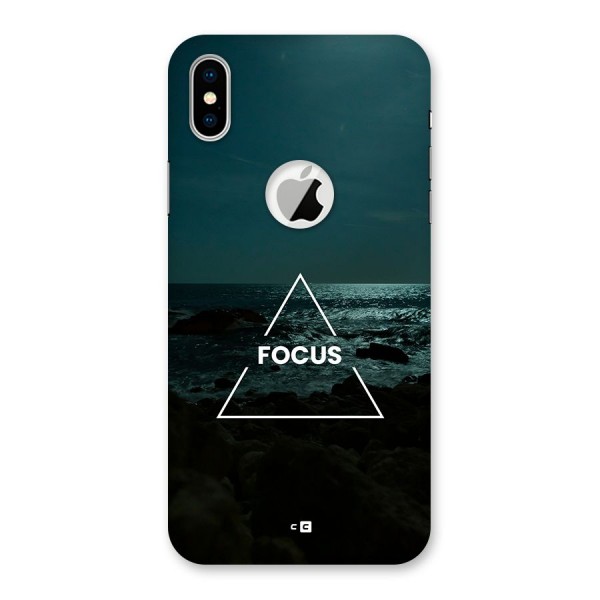 Prime Focus Back Case for iPhone XS Logo Cut