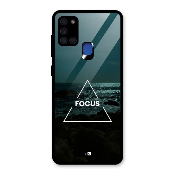 Prime Focus Glass Back Case for Galaxy A21s