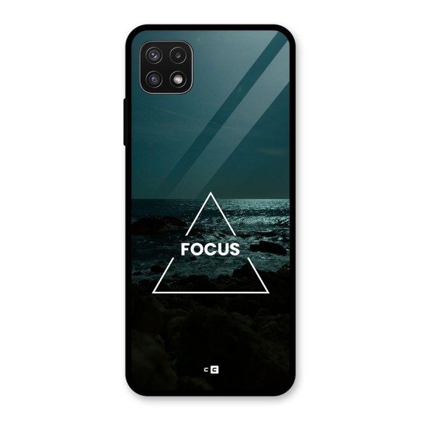 Prime Focus Glass Back Case for Galaxy A22 5G