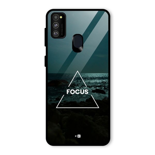 Prime Focus Glass Back Case for Galaxy M21