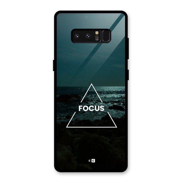 Prime Focus Glass Back Case for Galaxy Note 8