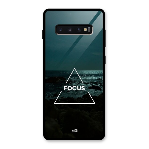 Prime Focus Glass Back Case for Galaxy S10 Plus