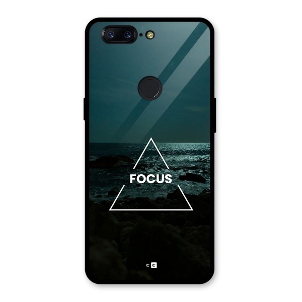 Prime Focus Glass Back Case for OnePlus 5T