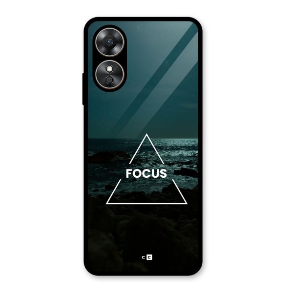 Prime Focus Glass Back Case for Oppo A17