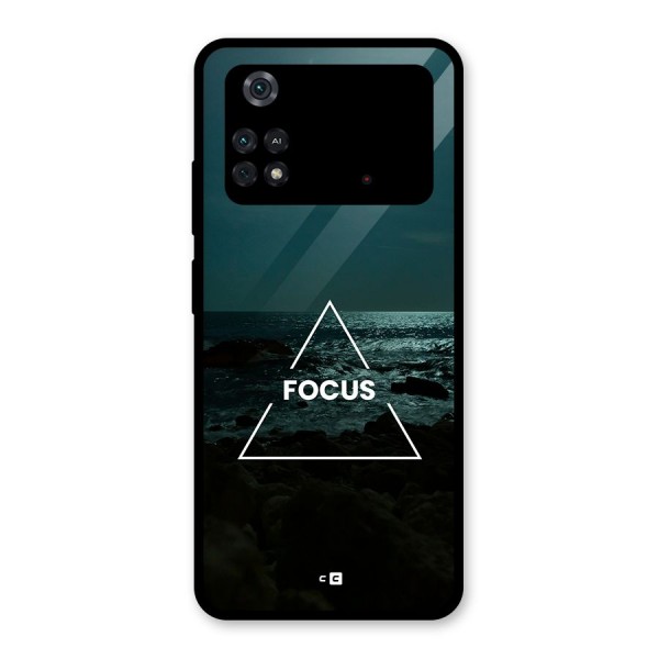 Prime Focus Glass Back Case for Poco M4 Pro 4G