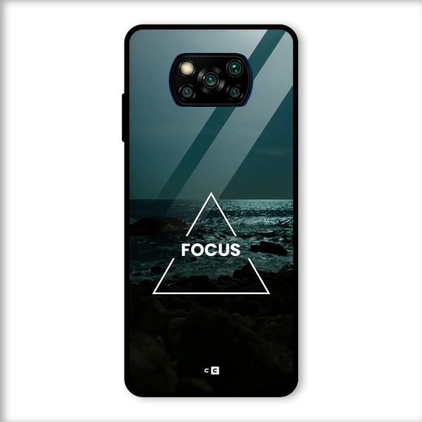 Prime Focus Glass Back Case for Poco X3