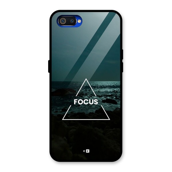 Prime Focus Glass Back Case for Realme C2