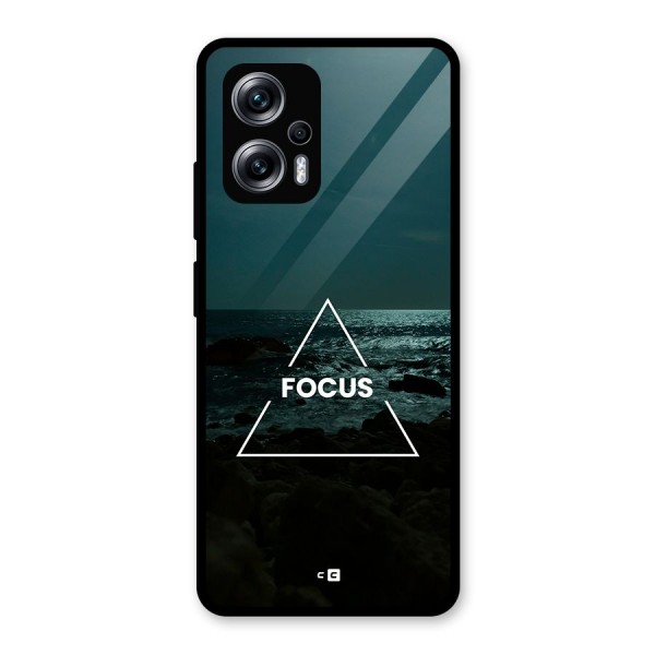 Prime Focus Glass Back Case for Redmi K50i