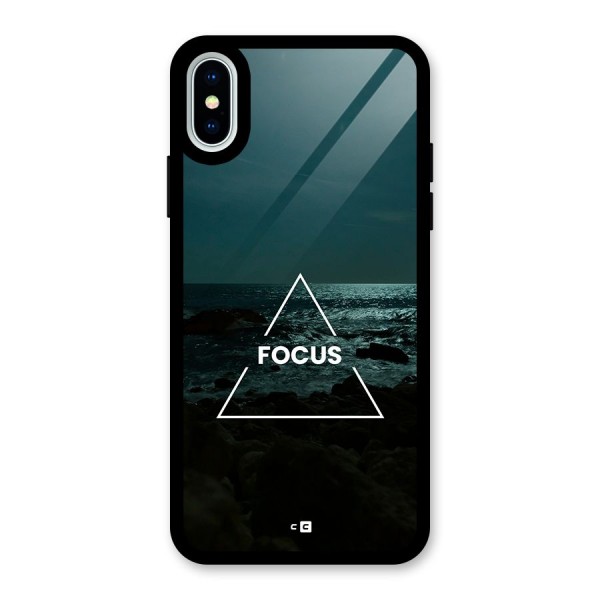 Prime Focus Glass Back Case for iPhone X