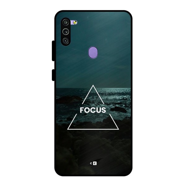 Prime Focus Metal Back Case for Galaxy M11