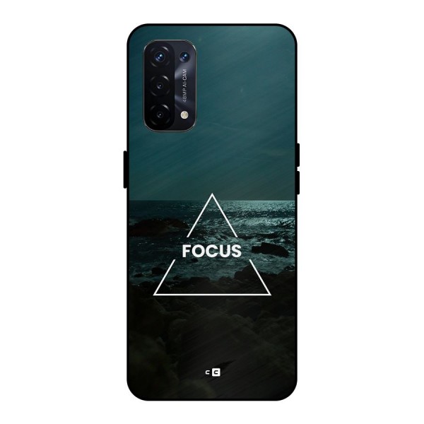 Prime Focus Metal Back Case for Oppo A74 5G