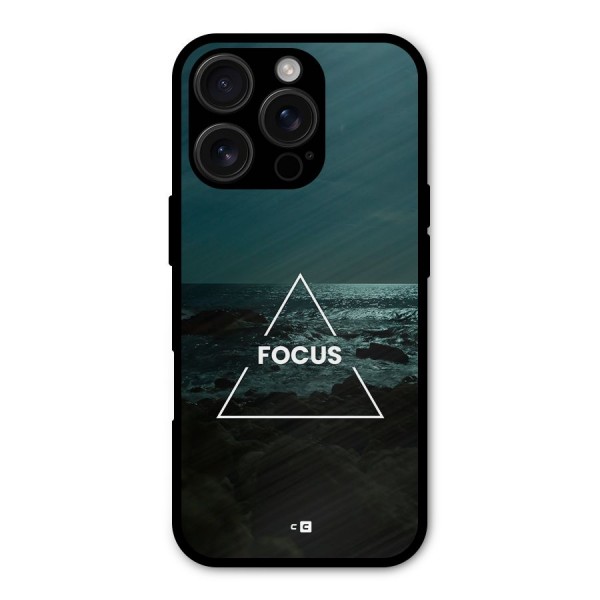 Prime Focus Metal Back Case for iPhone 16 Pro