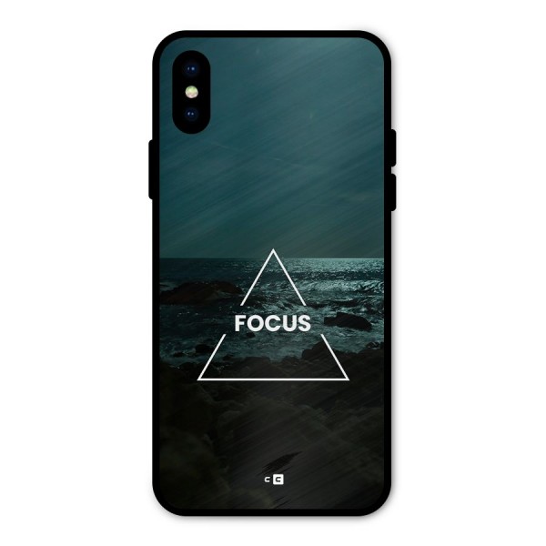 Prime Focus Metal Back Case for iPhone X