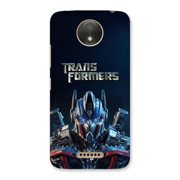 Prime Leader Back Case for Moto C Plus