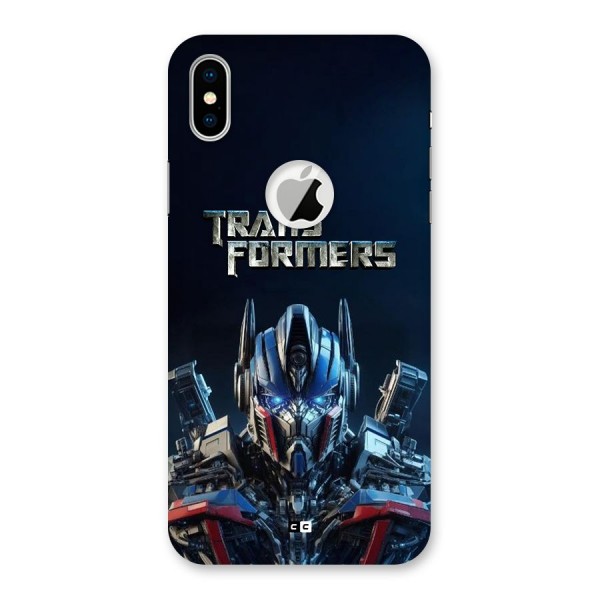 Prime Leader Back Case for iPhone XS Logo Cut