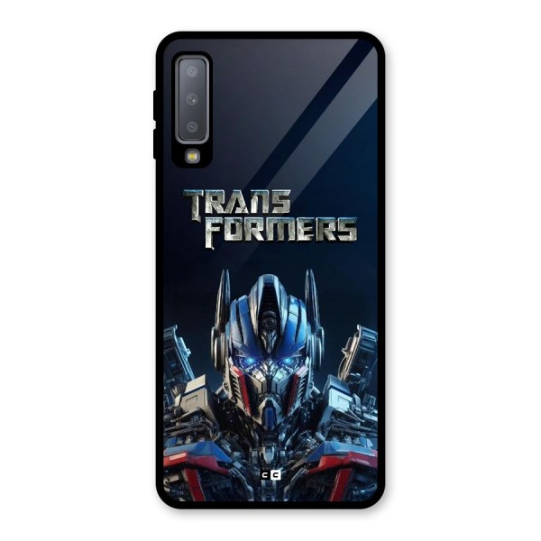 Prime Leader Glass Back Case for Galaxy A7 (2018)