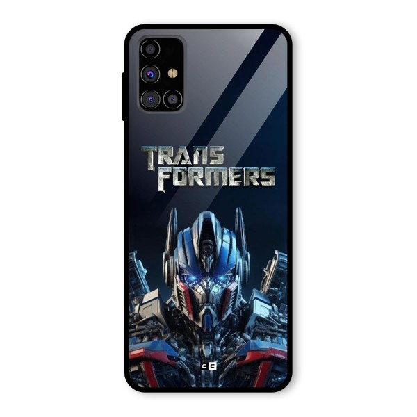 Prime Leader Glass Back Case for Galaxy M31s