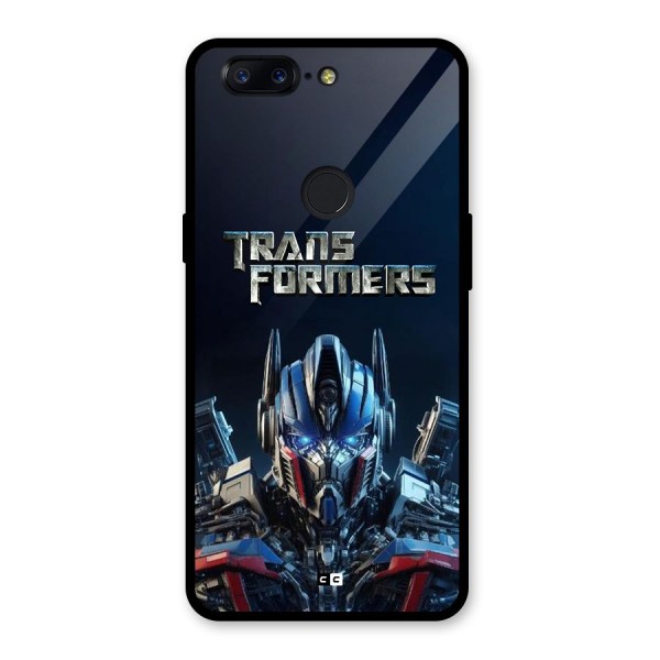 Prime Leader Glass Back Case for OnePlus 5T