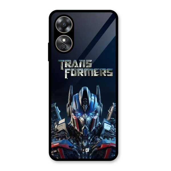 Prime Leader Glass Back Case for Oppo A17