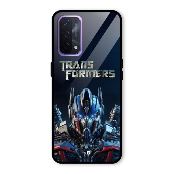 Prime Leader Glass Back Case for Oppo A74 5G