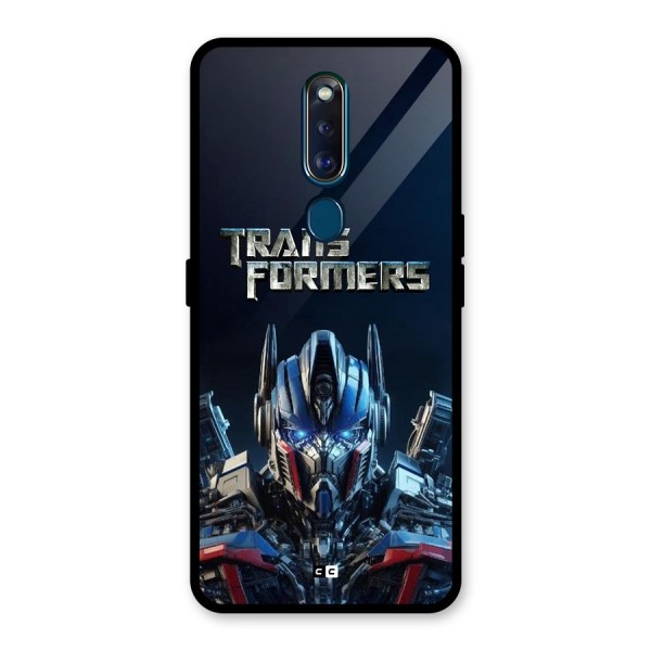 Prime Leader Glass Back Case for Oppo F11 Pro