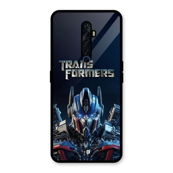 Prime Leader Glass Back Case for Oppo Reno2 F