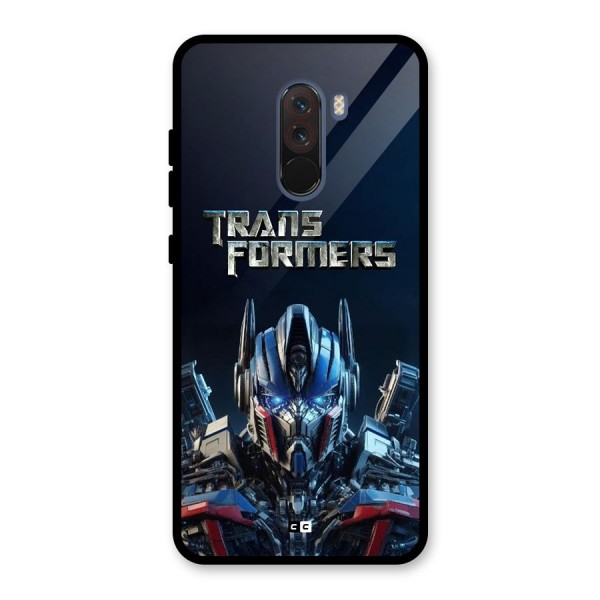 Prime Leader Glass Back Case for Poco F1