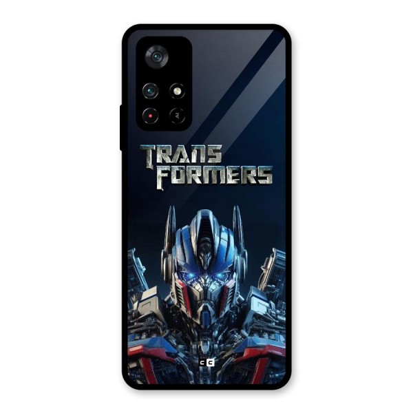 Prime Leader Glass Back Case for Poco M4 Pro 5G