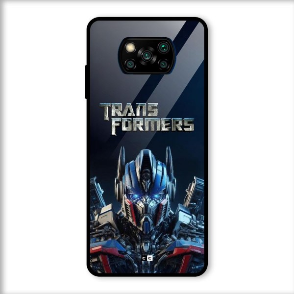 Prime Leader Glass Back Case for Poco X3