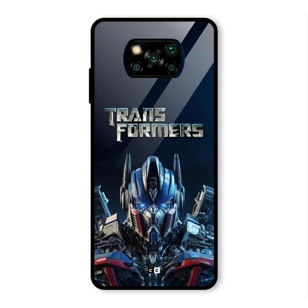 Prime Leader Glass Back Case for Poco X3 Pro