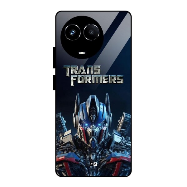 Prime Leader Glass Back Case for Realme 11X