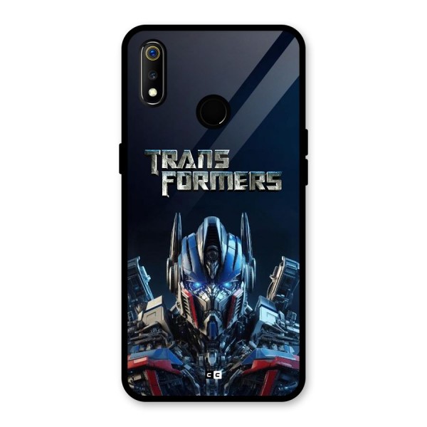 Prime Leader Glass Back Case for Realme 3