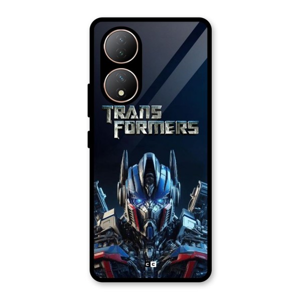 Prime Leader Glass Back Case for Vivo T2