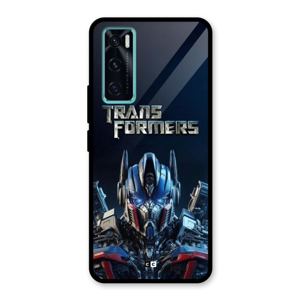 Prime Leader Glass Back Case for Vivo V20 SE