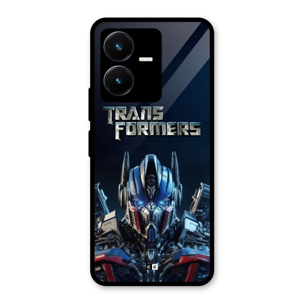 Prime Leader Glass Back Case for Vivo Y22