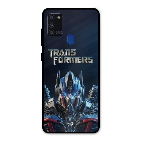 Prime Leader Metal Back Case for Galaxy A21s