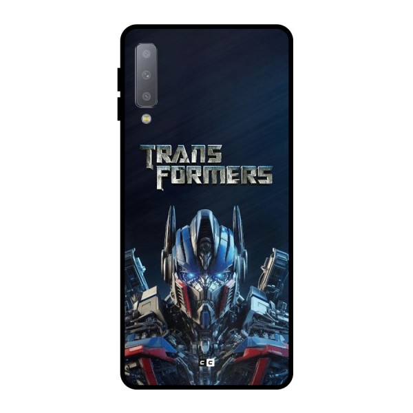 Prime Leader Metal Back Case for Galaxy A7 (2018)