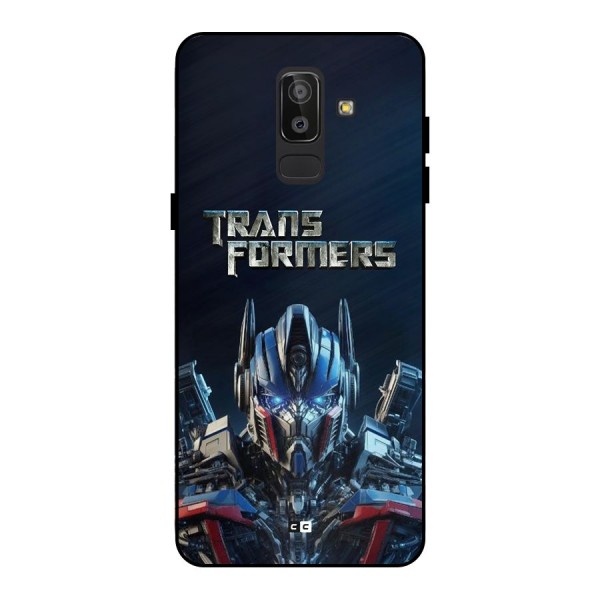 Prime Leader Metal Back Case for Galaxy J8