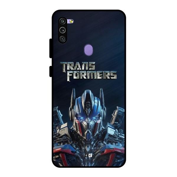 Prime Leader Metal Back Case for Galaxy M11