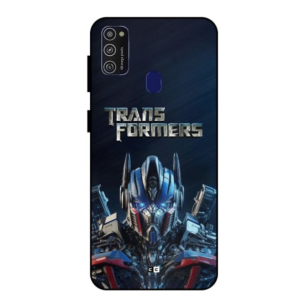 Prime Leader Metal Back Case for Galaxy M21