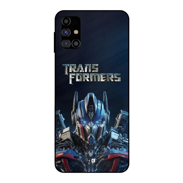 Prime Leader Metal Back Case for Galaxy M31s