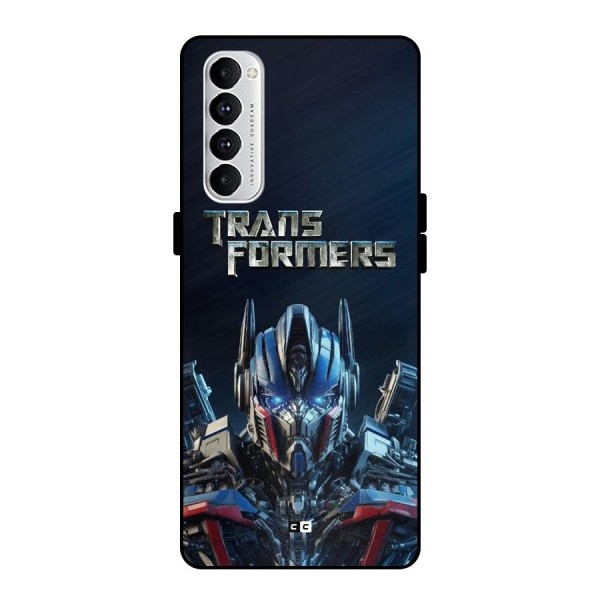 Prime Leader Metal Back Case for Oppo Reno4 Pro