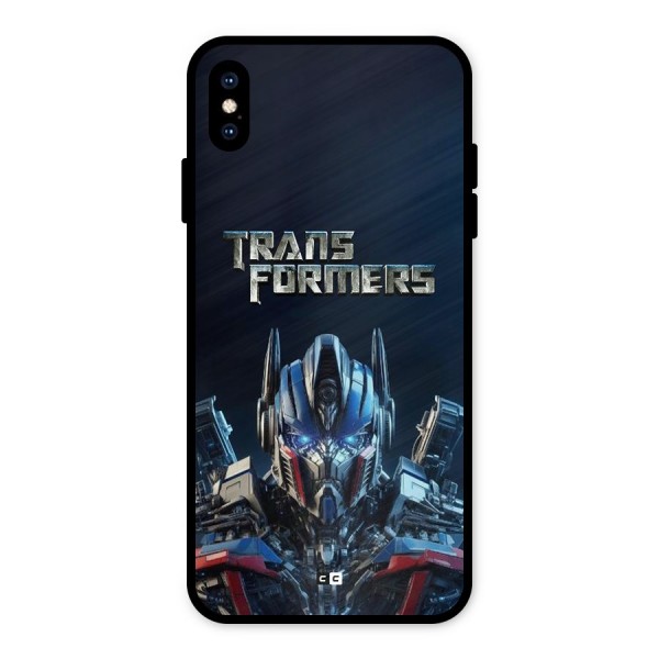 Prime Leader Metal Back Case for iPhone XS Max