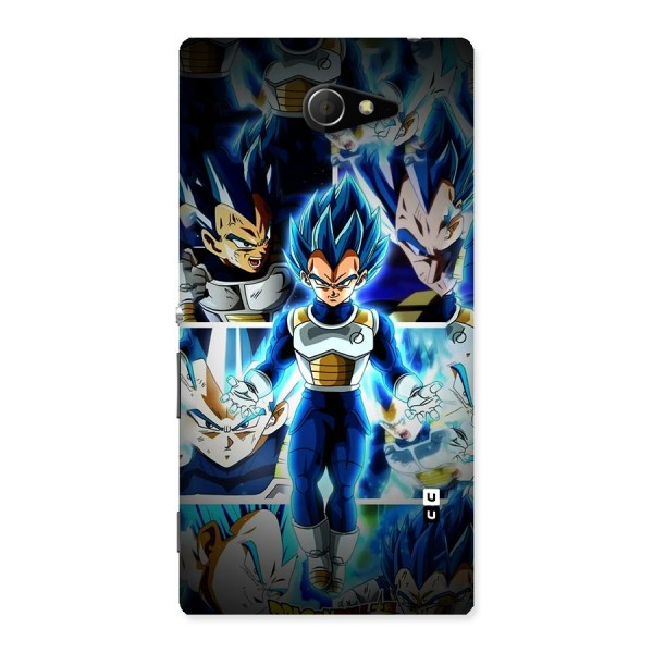 Prince Vegeta Back Case for Xperia M2