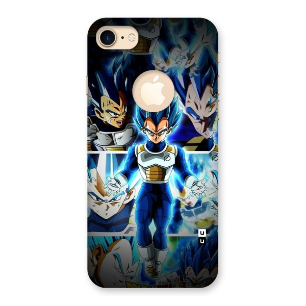 Prince Vegeta Back Case for iPhone 8 Logo Cut