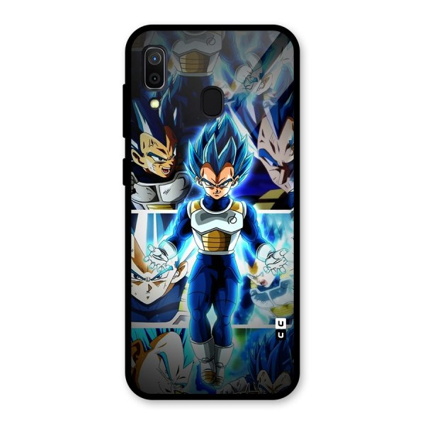 Prince Vegeta Glass Back Case for Galaxy A30