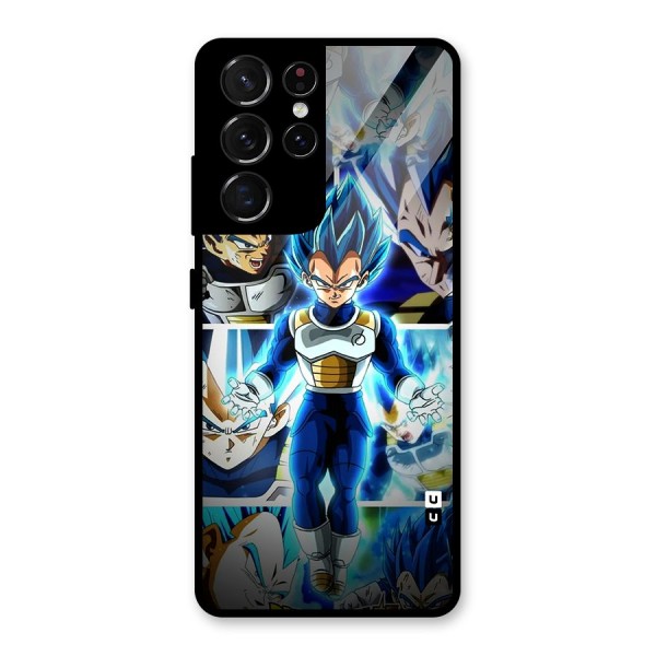 Prince Vegeta Glass Back Case for Galaxy S21 Ultra 5G